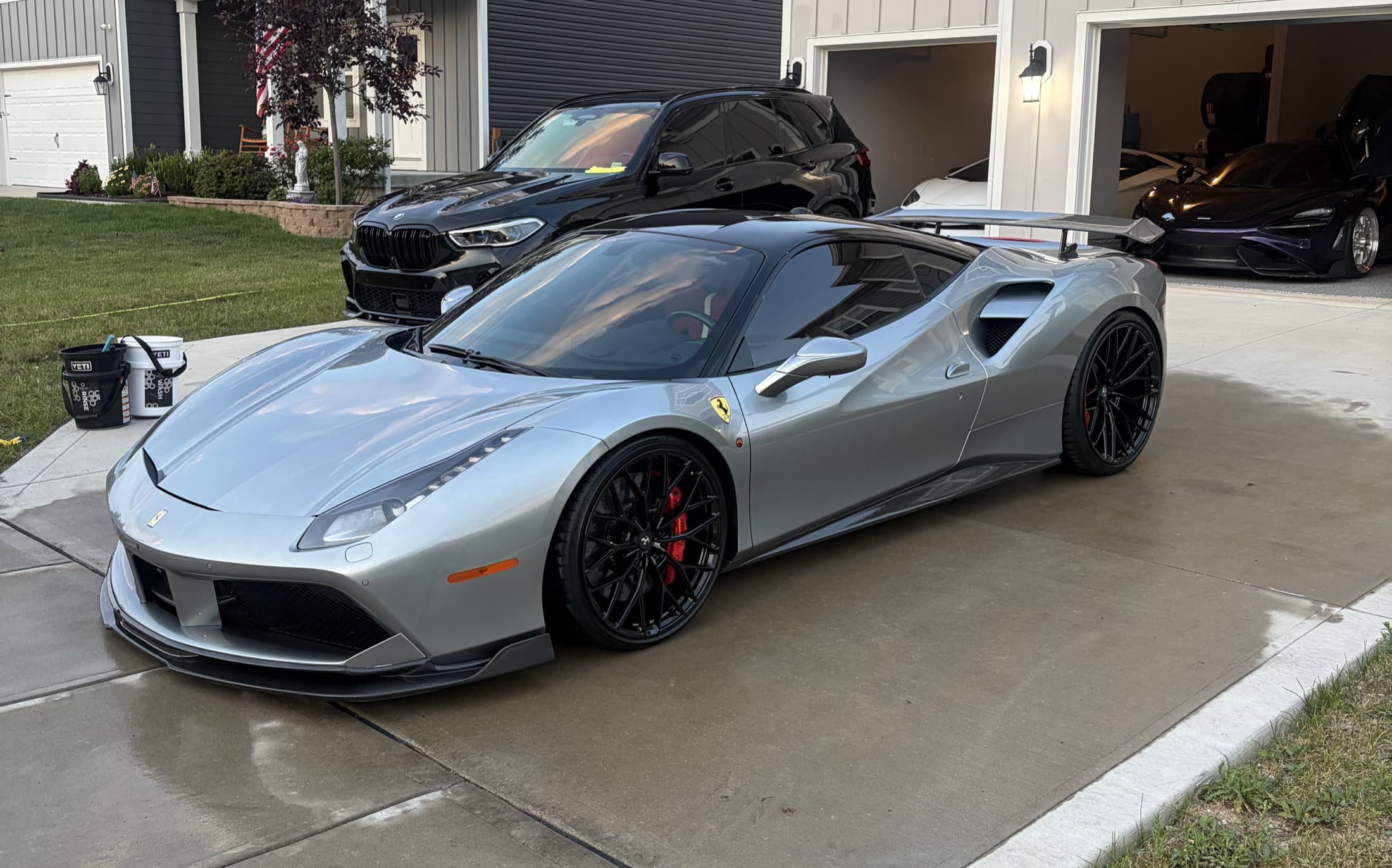 Ferrari 488 detailed by Do It Detail, tagged at the paint, wheel, glass and trim surfaces the configurator prices